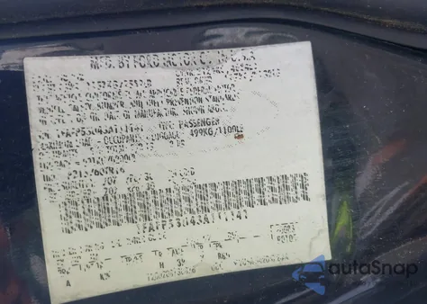 2003 Ford Taurus Se z USA, uszkodzony, nr VIN 1FAFP53U43A111141